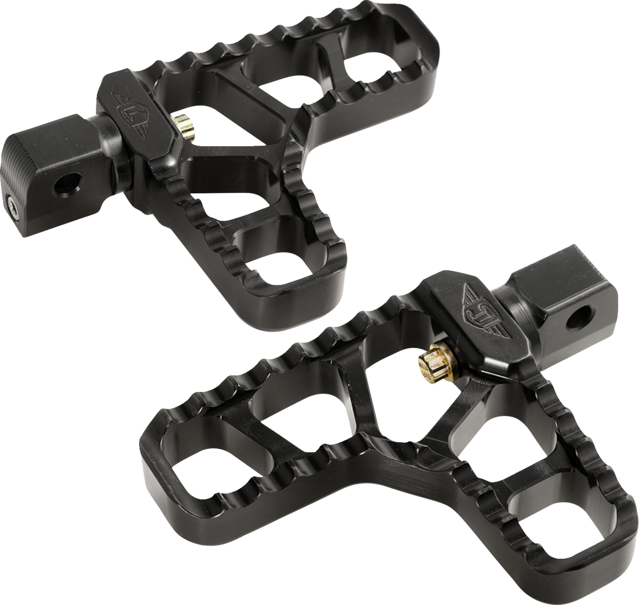 JOKER MACHINE Serrated Heel Pegs - Black - Indian