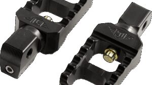 JOKER MACHINE Serrated Stubby Foot Pegs - Black - Indian