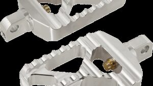 JOKER MACHINE Bear Claw Foot Pegs - Silver - Harley-Davidson