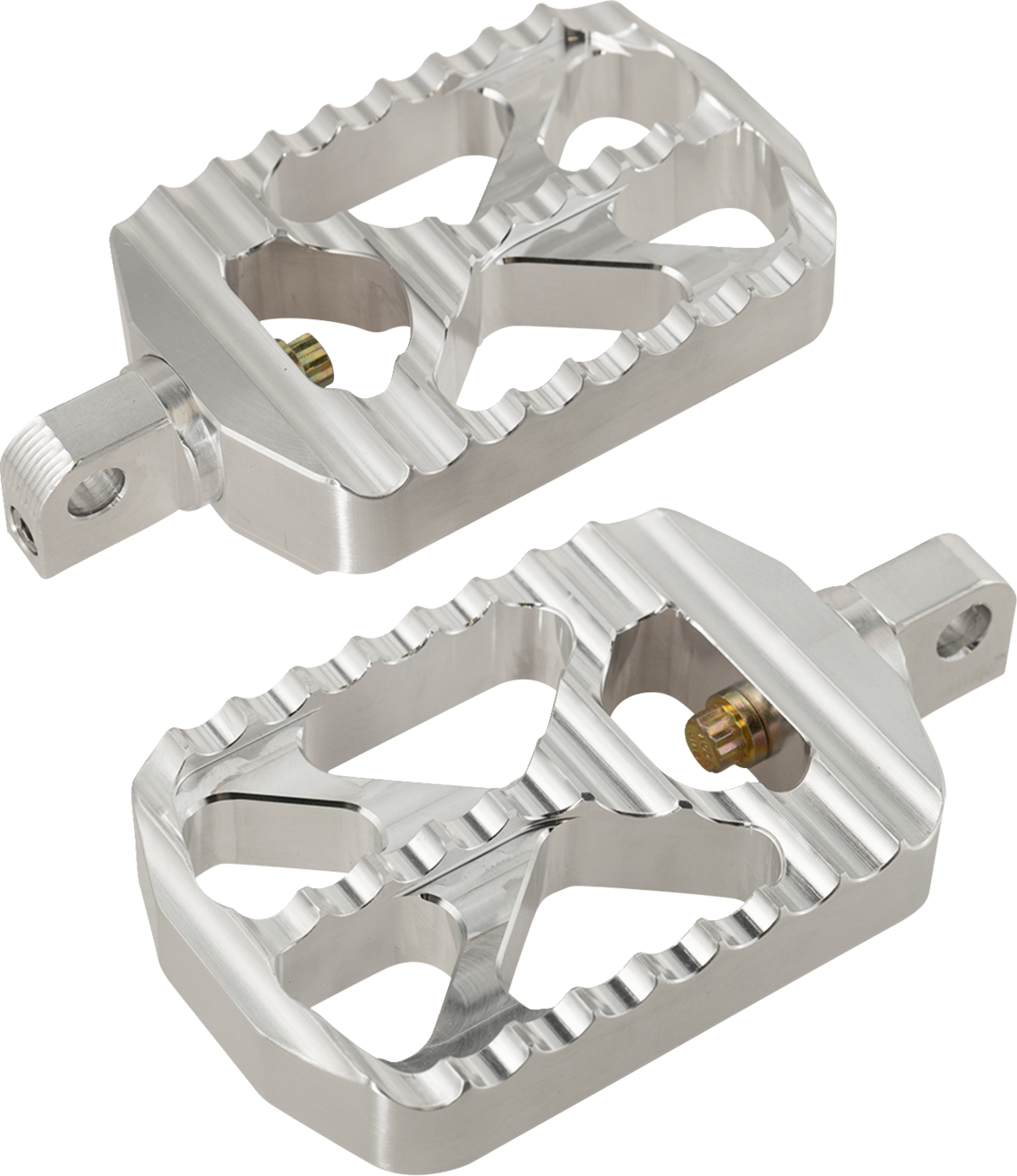 JOKER MACHINE Bear Claw Foot Pegs - Silver - Harley-Davidson