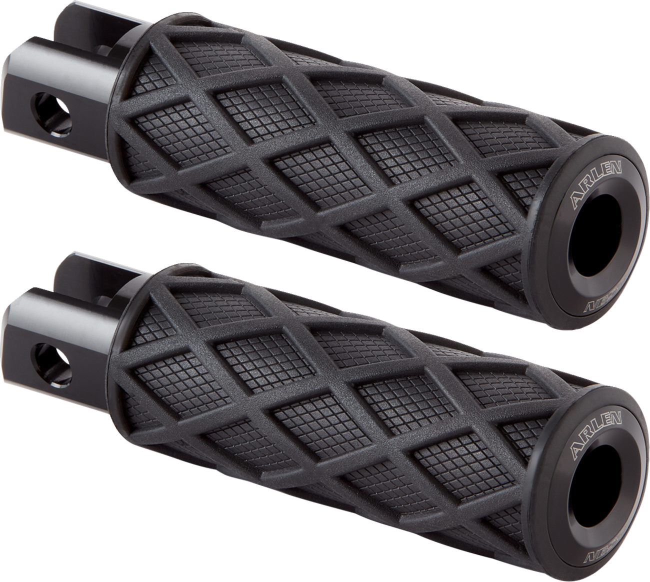ARLEN NESS Diamond Footpegs - Driver - Black