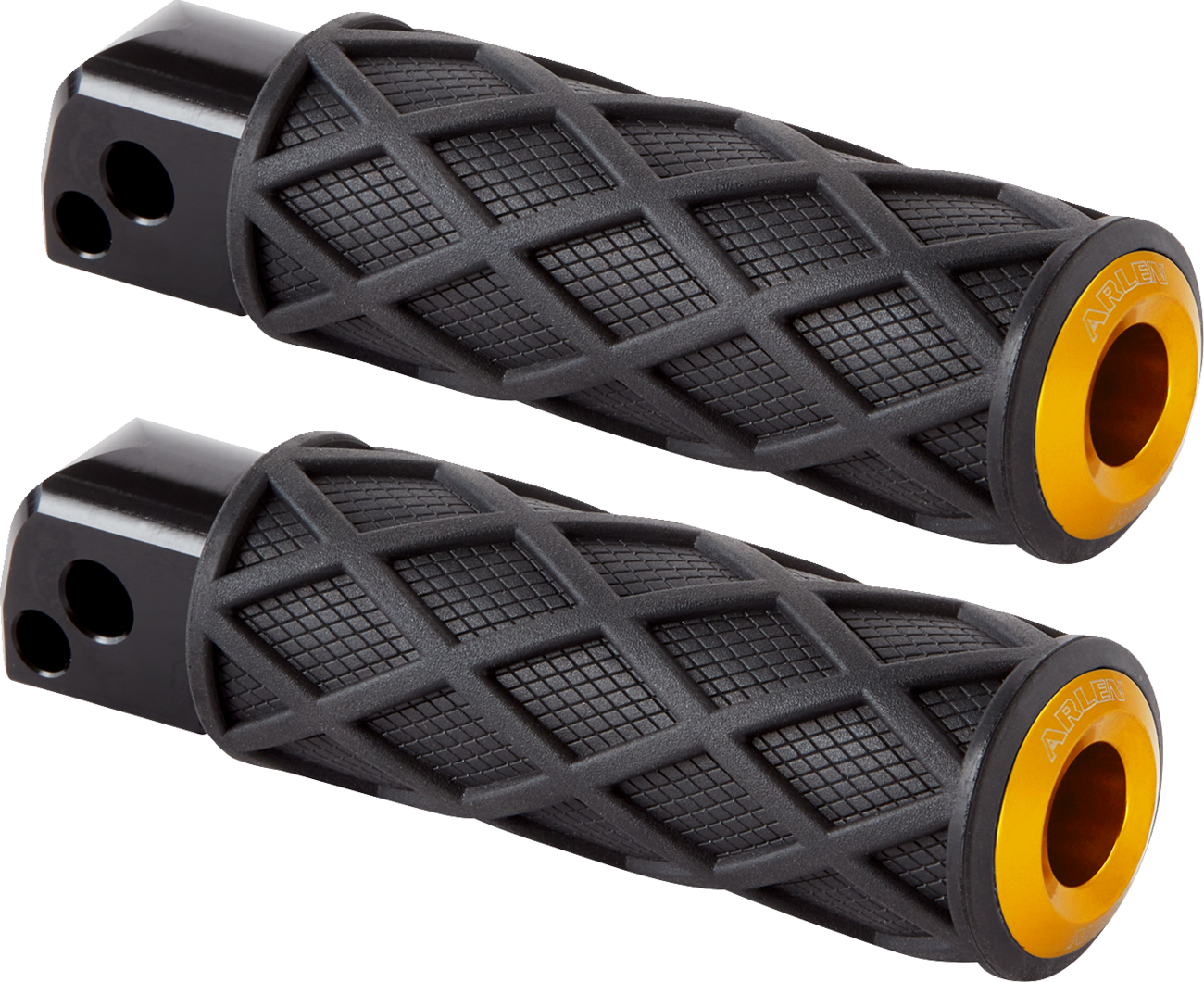 ARLEN NESS Diamond Footpegs - Passenger - Gold