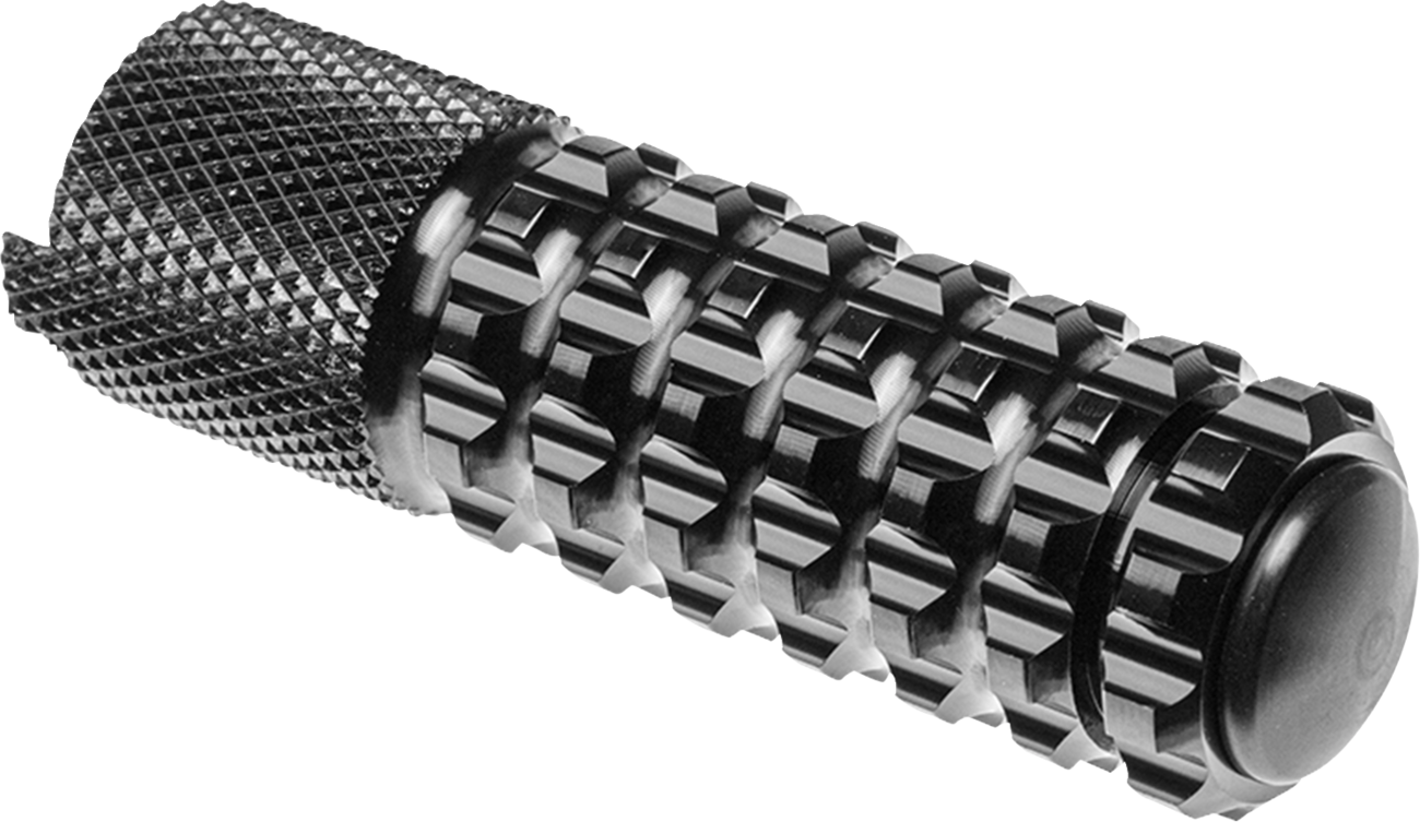 ARLEN NESS Passenger Knurled Footpegs - Black - FX/FL '18-'25 - Image 2