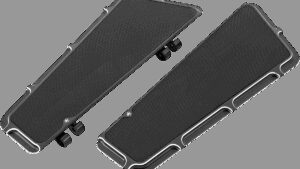 ARLEN NESS Driver Floorboards - Beveled - Black