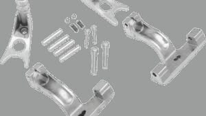 DRAG SPECIALTIES Passenger Floorboard Mount - Chrome - FL/FX