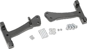 DRAG SPECIALTIES Passenger Floorboard Mount - Black - FXD/FLD