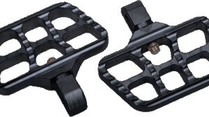 JOKER MACHINE Mini Serrated Floorboards - Black - Softail