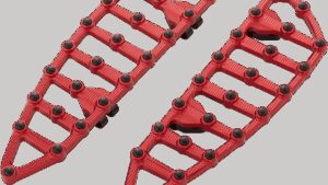 ARLEN NESS MX Driver Floorboards - Red