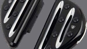 SLYFOX Driver Floorboards - Black Anodized - Touring