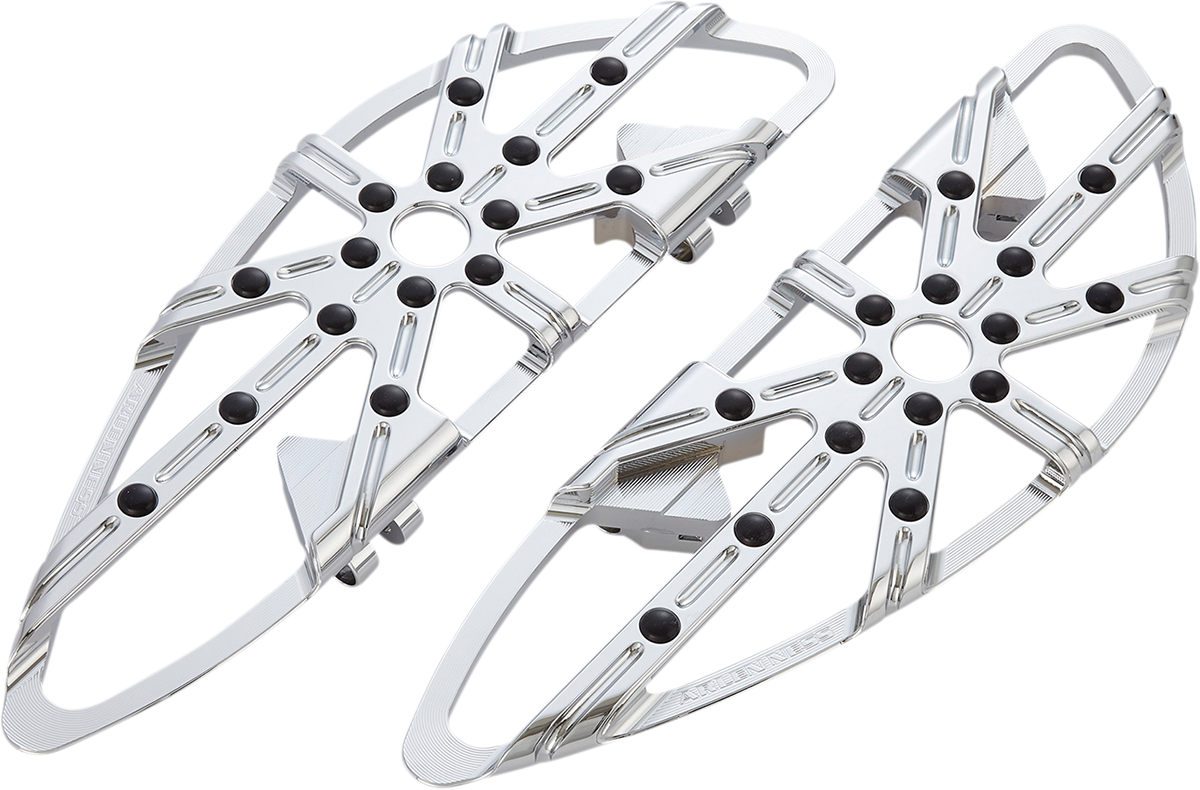 ARLEN NESS 10 Gauge Floorboards - Driver - Chrome