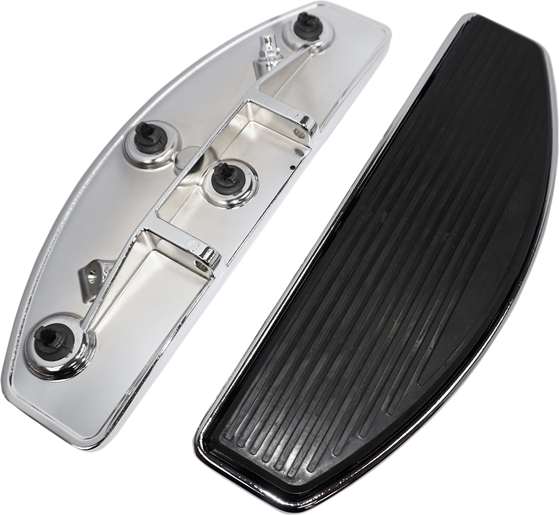SLYFOX Foot Pegs - Silver Polished - Rear - Image 2