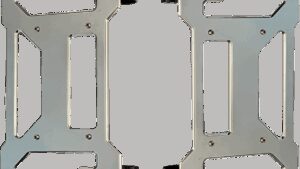 PRO-ONE PERF.MFG. Pro Board V1 Floorboards - Chrome