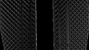 LA CHOPPERS County Line Billet Floorboards - Black - FL