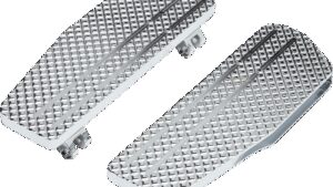 LA CHOPPERS County Line Billet Floorboards - Chrome - FL