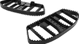 BURLY BRAND MX Driver Floorboards - Black - FL