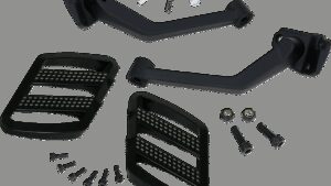 SHOW CHROME Combat Boards - Passenger - Black w/ Contrast Cut - Ryker '19-'24