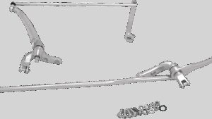 DRAG SPECIALTIES Standard Forward Control - FXD - Chrome