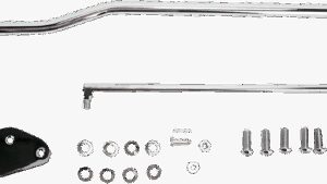 DRAG SPECIALTIES Forward Control Extension - FXD - +2 - Chrome