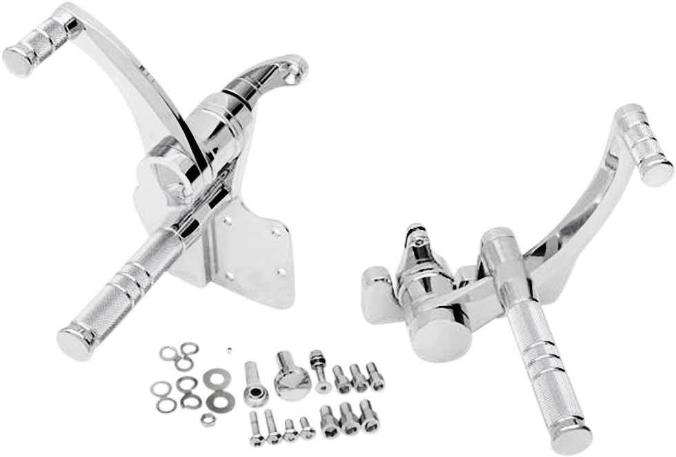 PERFORMANCE MACHINE (PM) Drifter Floorboards - Rider - Black Ops - FL - Image 2