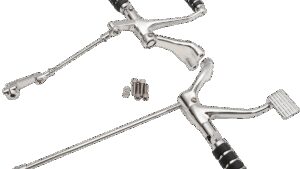 DRAG SPECIALTIES Forward Control - Standard - Chrome - XL