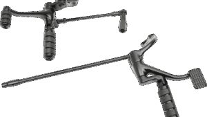 DRAG SPECIALTIES Forward Control - 2" Extended - Black - XL