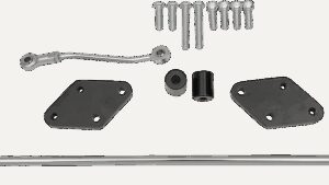 DRAG SPECIALTIES Forward Control Relocation Kit - 2" Rearward - XL