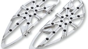 ARLEN NESS 10 Gauge Floorboards - Driver - Chrome