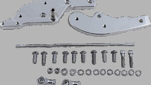 DRAG SPECIALTIES Forward Control Extensions - 3" Forward - Chrome - FL/FX