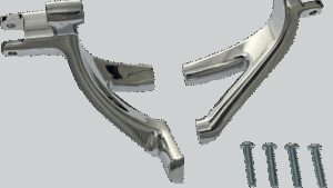 DRAG SPECIALTIES Forward Control Mount - Chrome - FL/FX