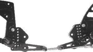 VORTEX Rearset - Black - GSXR1