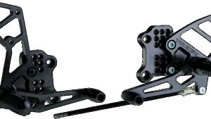 VORTEX Rearset - Black - SV650/1000