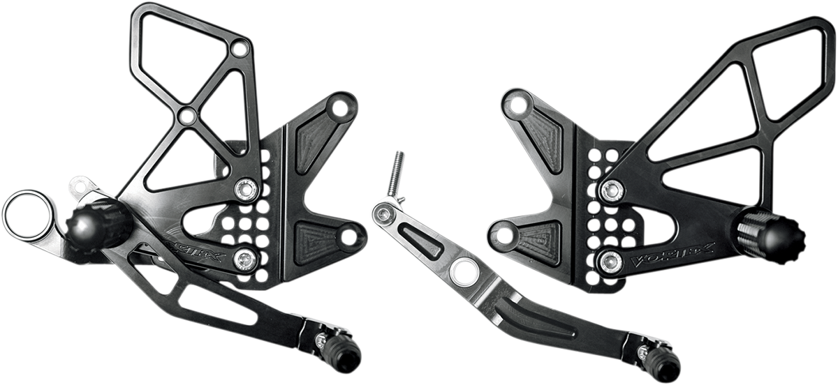 VORTEX V2 Rearset - Black - R6