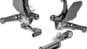 GILLES TOOLING Adjustable Rearset - AS31GT - Black - Suzuki
