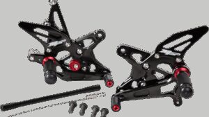 MGP Rearset - Black - Kawasaki