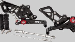 MGP Rearset - Black - Kawasaki