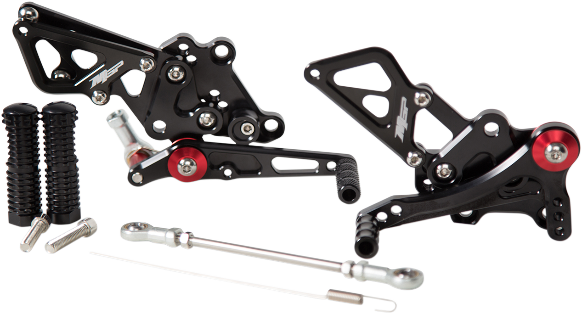 MGP Rearset - Black - Kawasaki