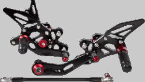 MGP Rearset - Black - Suzuki