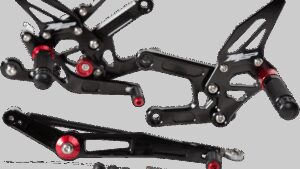 MGP Rearset - Black - Yamaha