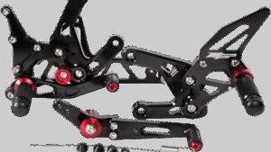 MGP Rearset - Black - Yamaha