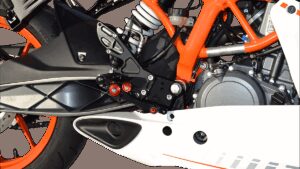 MGP Rearset - Black - KTM