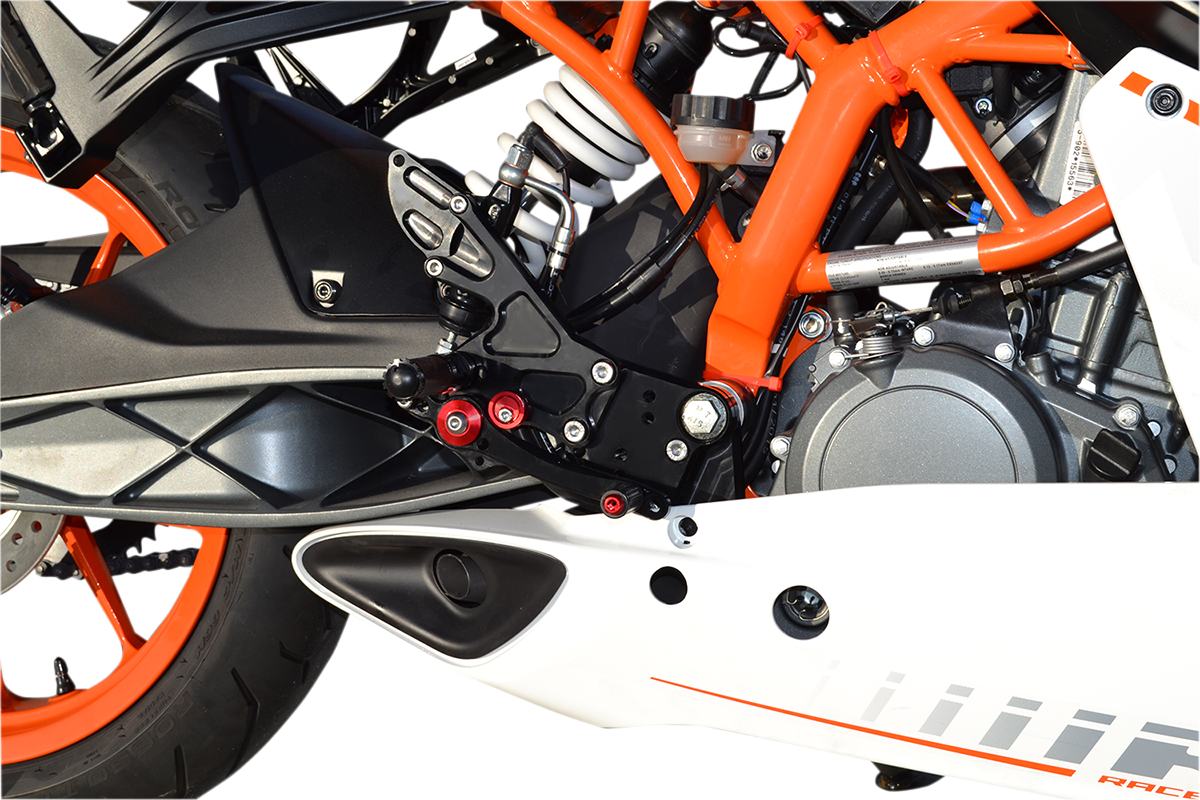 MGP Rearset - Black - KTM