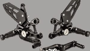 GILLES TOOLING MUE2 Rearset - Black - Suzuki