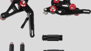 MGP Rearset - Black - Yamaha