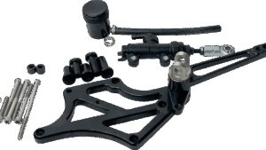 SPEED MERCHANT Mid-Controls - without Pegs - Black - FL '17-'22