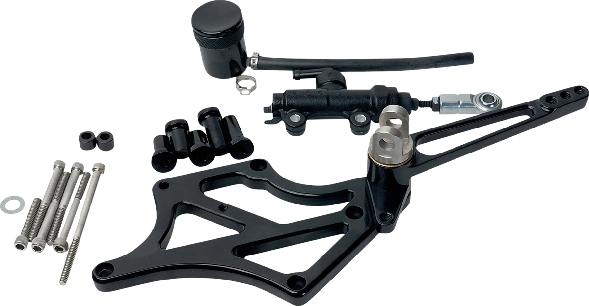 SPEED MERCHANT Mid-Controls - without Pegs - Black - FL '17-'22