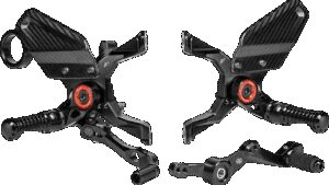 GILLES TOOLING MUE2 Rearset - Black - BMW