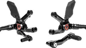 GILLES TOOLING MUE2 Rearset - Black - Triumph