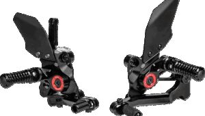 GILLES TOOLING MUE2 Rearset - Black - Suzuki