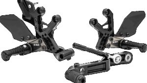 GILLES TOOLING Adjustable Rearset - AS31GT3 - Black