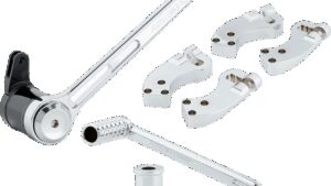 ARLEN NESS Extended Foot Control Kit - 3" - Chrome